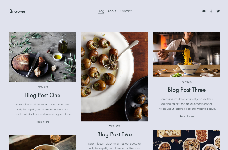 Building a Squarespace website for blogs
