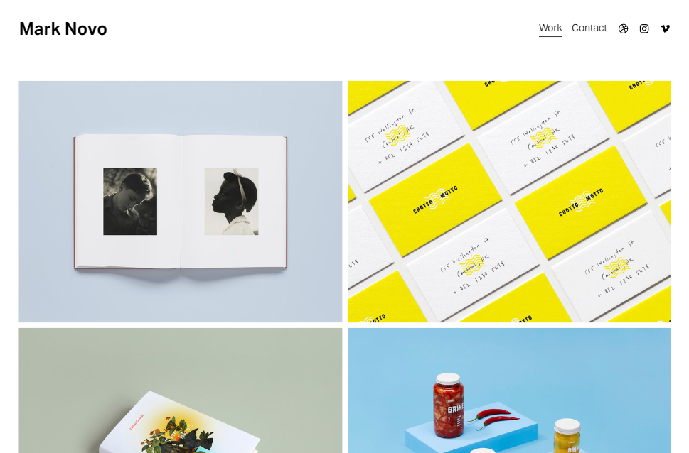 Building a Squarespace website for portfolio